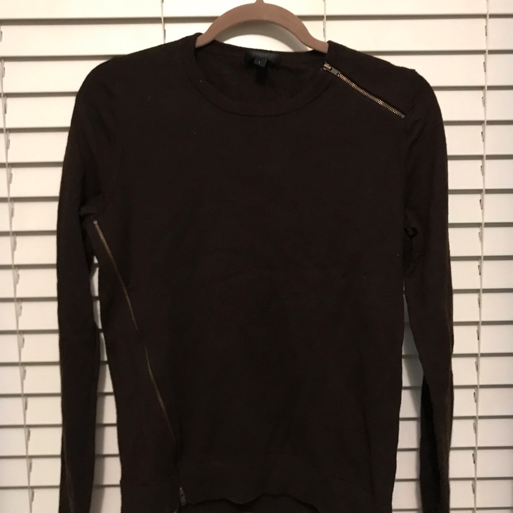 jcrew zipper sweater